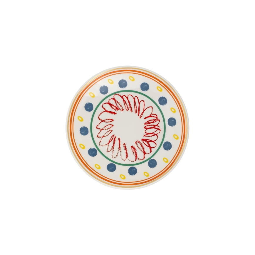 Jedálenská súprava 24 ks pestrofarebná/porcelán