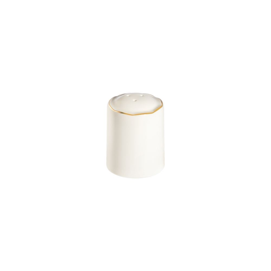 Jedálenská súprava 53 ks biela/zlatá/porcelán