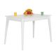 Jedálenský stôl 77x110 cm biela