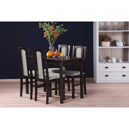 Jedálenský stôl EVENI 76x60 cm buk/wenge