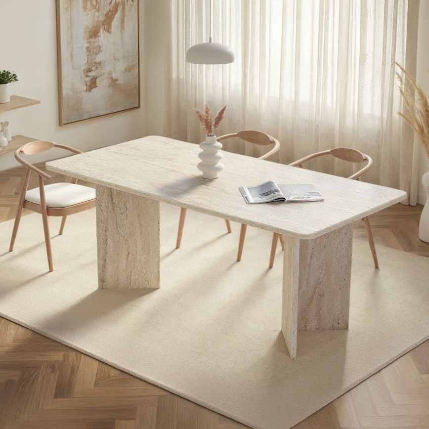 Jedálenský stôl NEL 180x90 cm béžový
