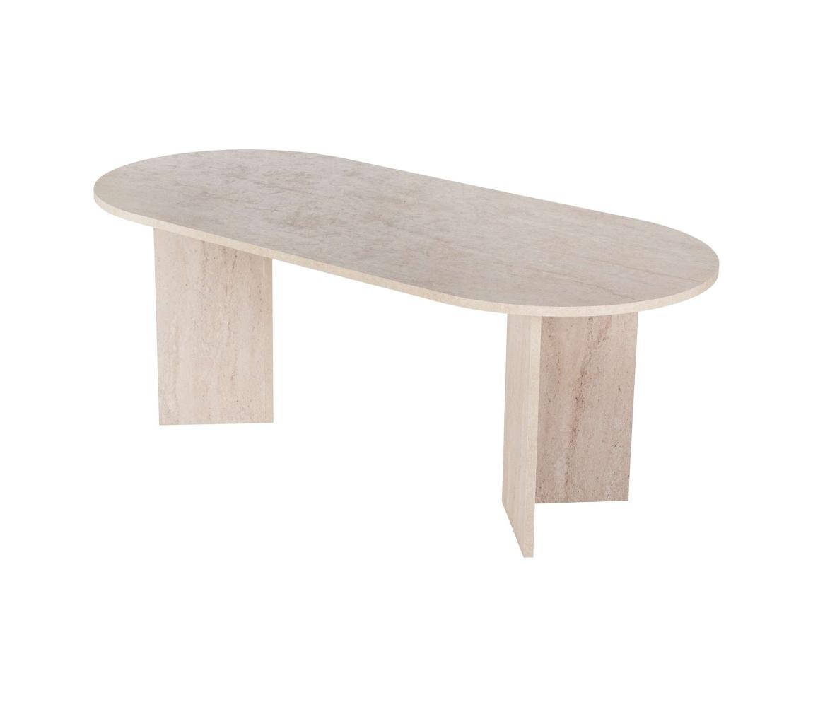 Jedálenský stôl NEL 200x90 cm béžový 746NRD1111