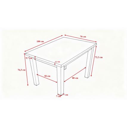 Jedálenský stôl NOAH dub