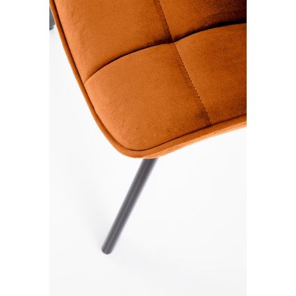 Jedálna stolička COMORO, 1 ks, škoricovo-hnedá