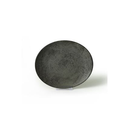 Jedálna súprava 18 ks antracit/zelená/kamenina