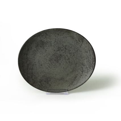 Jedálna súprava 18 ks antracit/zelená/kamenina