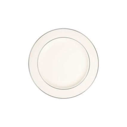 Jedálna súprava 18 ks krémová/strieborná/porcelán