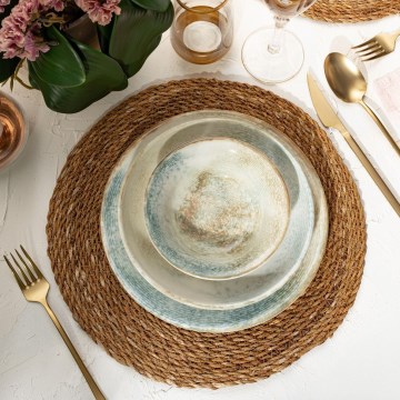 Jedálna súprava 18 ks pestrofarebná/porcelán