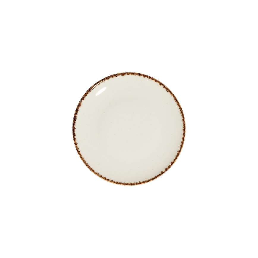 Jedálna súprava 24 ks biela/béžová/porcelán