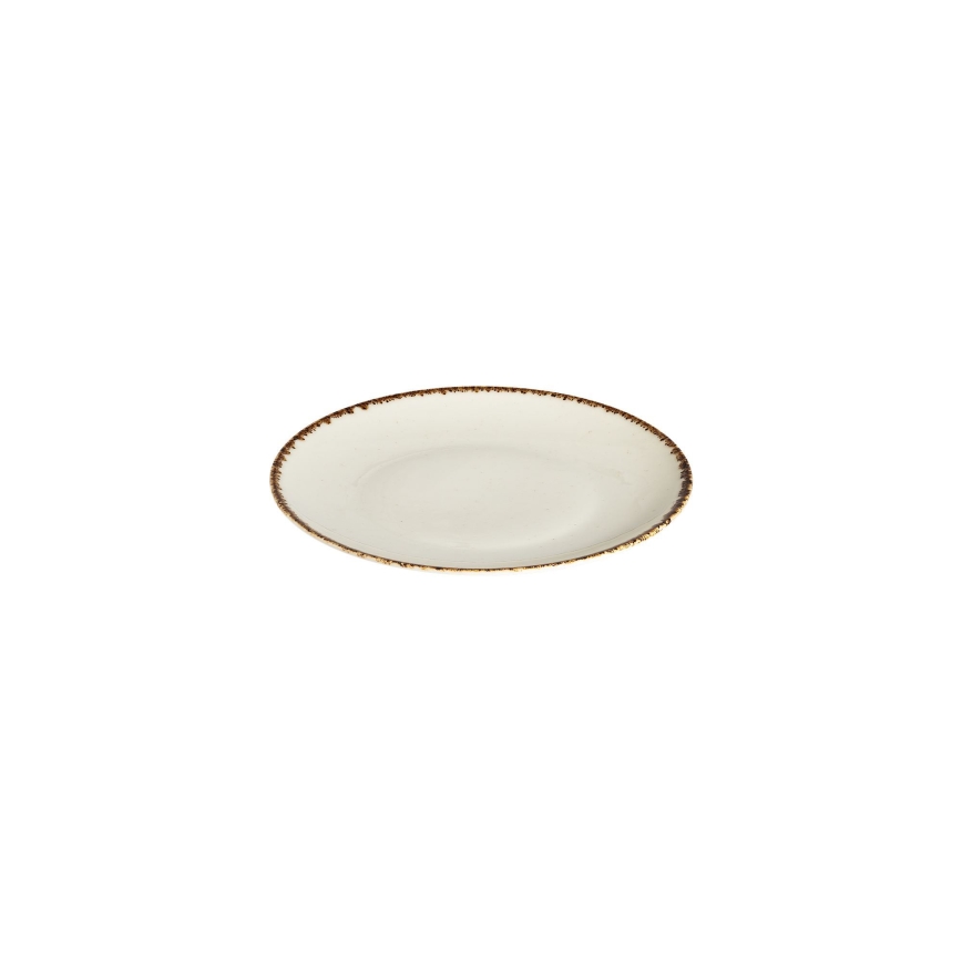 Jedálna súprava 24 ks biela/béžová/porcelán