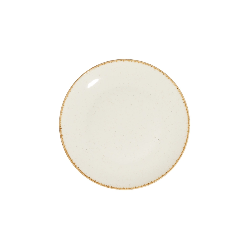 Jedálna súprava 24 ks biela/béžová/porcelán