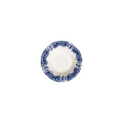 Jedálna súprava 24 ks biela/modrá/porcelán