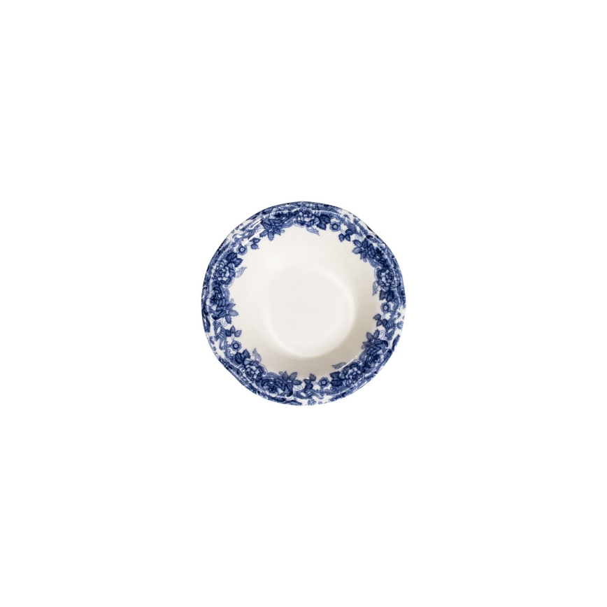 Jedálna súprava 24 ks biela/modrá/porcelán