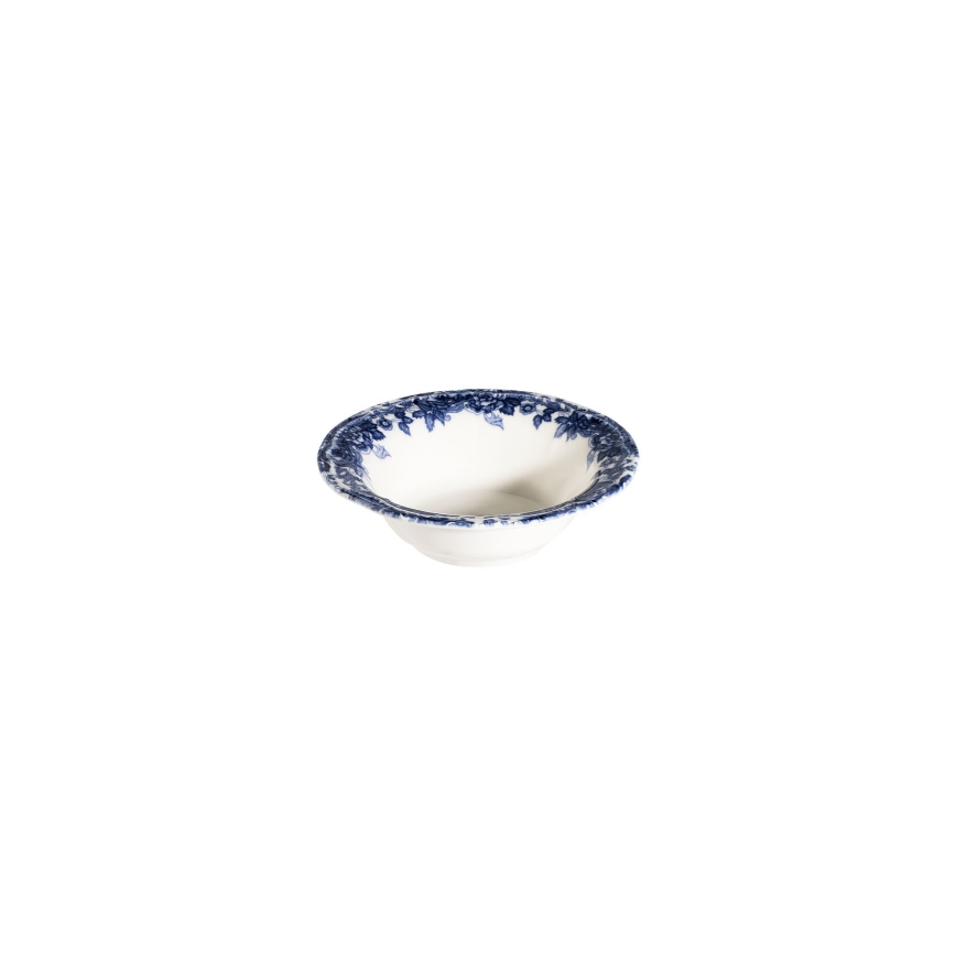 Jedálna súprava 24 ks biela/modrá/porcelán