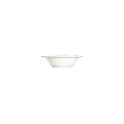 Jedálna súprava 24 ks biela/modrá/porcelán