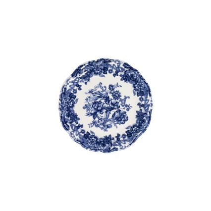 Jedálna súprava 24 ks biela/modrá/porcelán