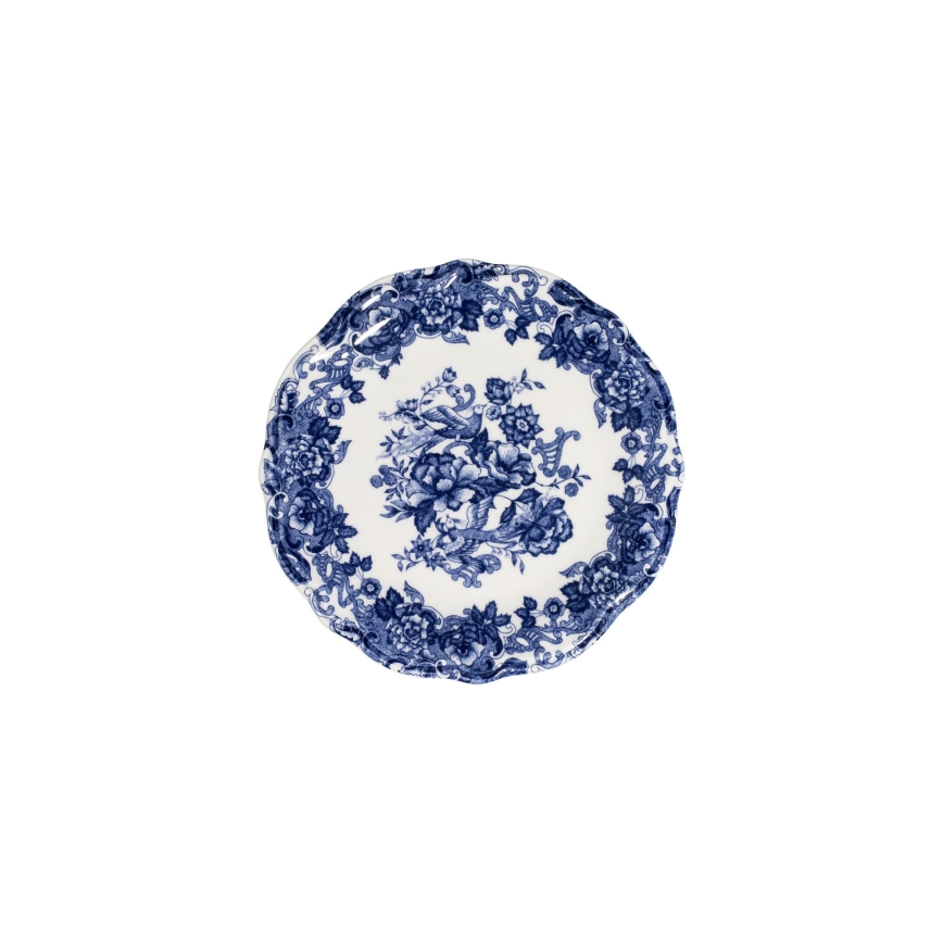 Jedálna súprava 24 ks biela/modrá/porcelán