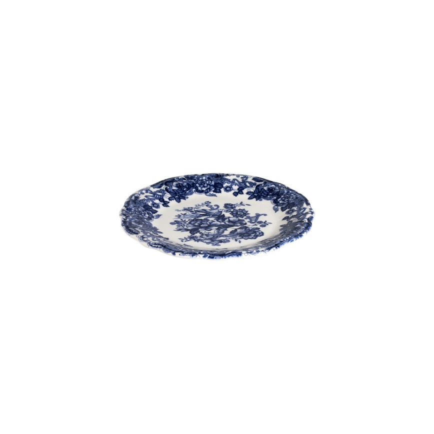 Jedálna súprava 24 ks biela/modrá/porcelán