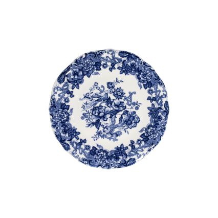 Jedálna súprava 24 ks biela/modrá/porcelán