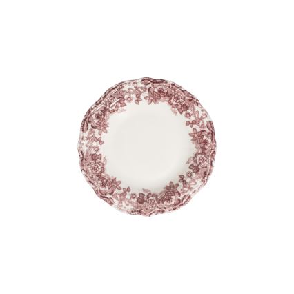 Jedálna súprava 24 ks biela/ružová/porcelán