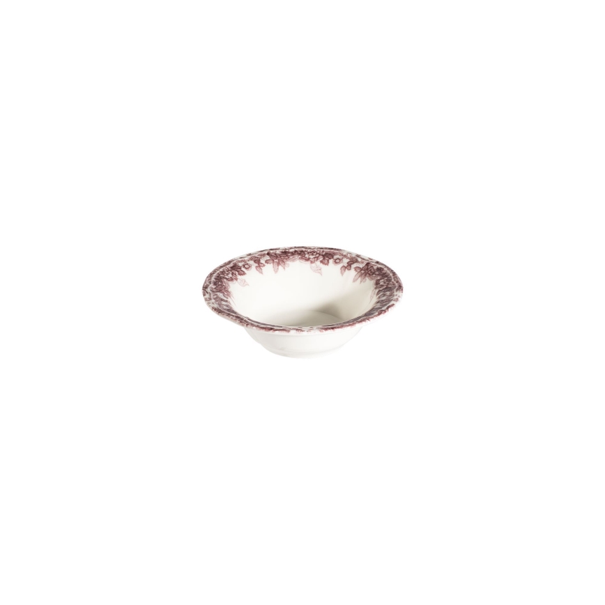 Jedálna súprava 24 ks biela/ružová/porcelán