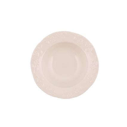 Jedálna súprava 24 ks krémová/porcelán