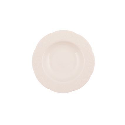 Jedálna súprava 24 ks krémová/porcelán