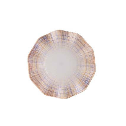 Jedálna súprava 24 ks, oranžová/porcelán