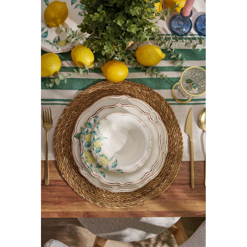 Jedálna súprava 24 ks pestrofarebná/porcelán