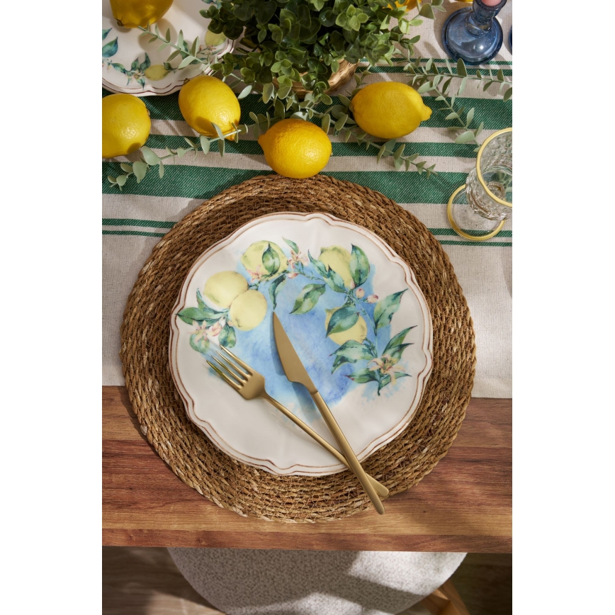 Jedálna súprava 24 ks pestrofarebná/porcelán