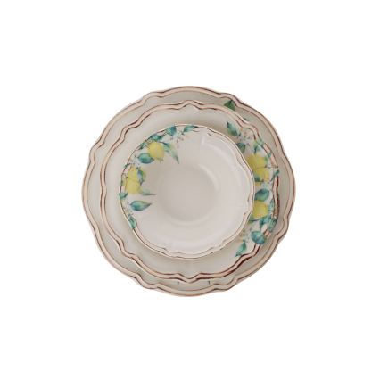 Jedálna súprava 24 ks pestrofarebná/porcelán