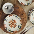 Jedálna súprava 24 ks pestrofarebná/porcelán