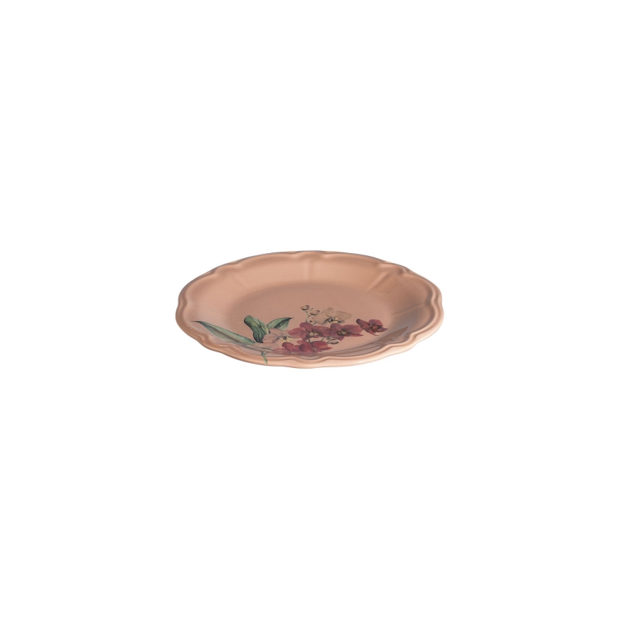 Jedálna súprava 27 ks ružová/biela/porcelán