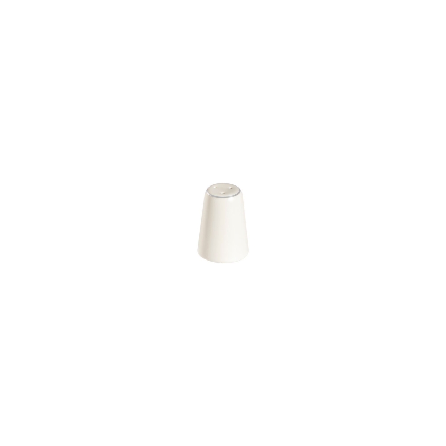 Jedálna súprava 53 ks krémová/strieborná/porcelán
