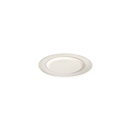 Jedálna súprava 53 ks krémová/strieborná/porcelán