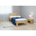 Jednolôžková masívna posteľ AMBER 90×200 cm, buk