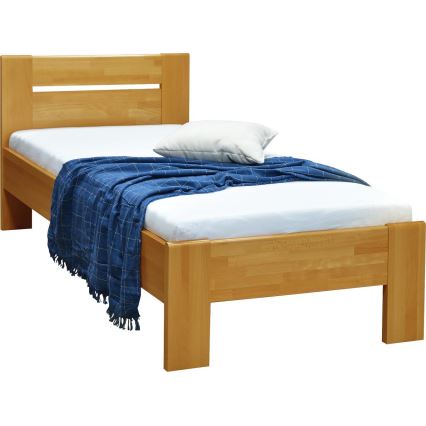 Jednolôžková posteľ AMBER 90x200 cm svetlý orech