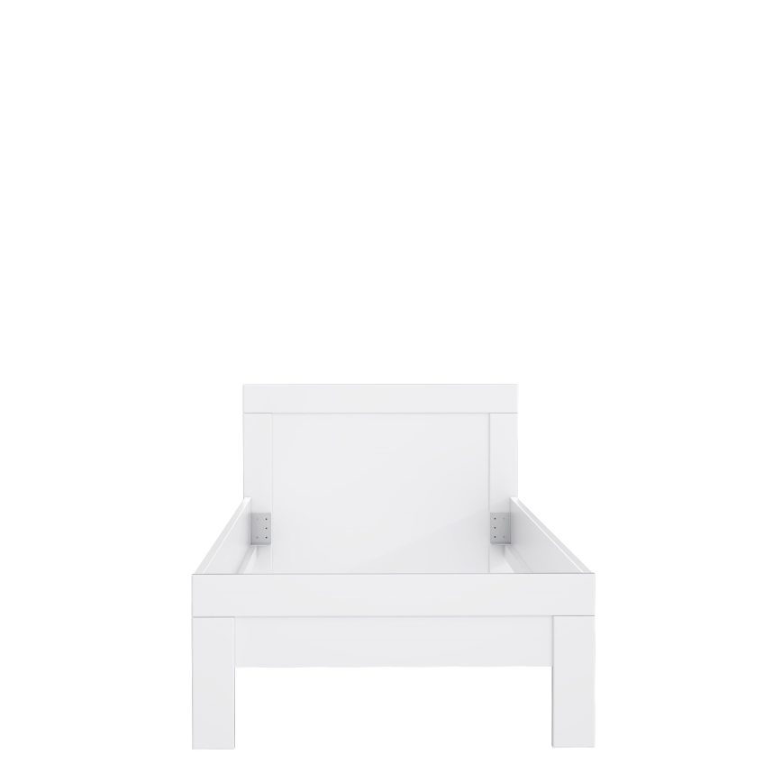 Jednolôžková posteľ SNOWIE 90x200 cm biela