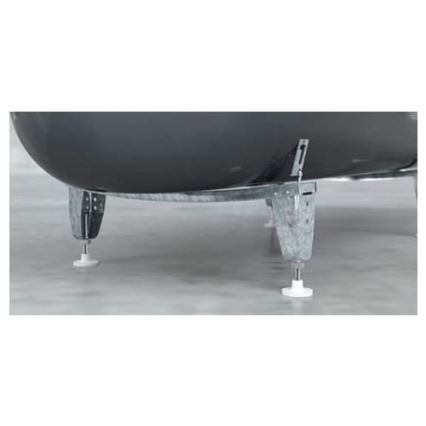 JIKA H2940120000001 - Nerezové nohy k vani ALMA/TANZA/RIGA