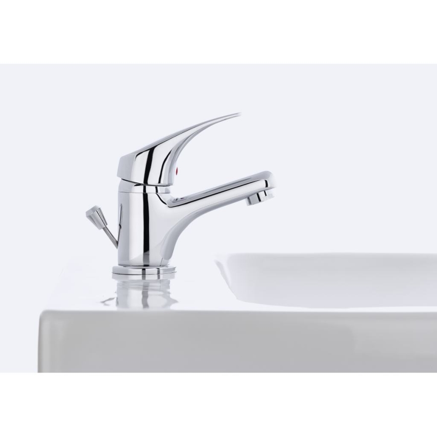 JIKA H3111N10041111 - Umývadlová batéria + výpust s prepadom TALAS 12,3 cm lesklý chróm