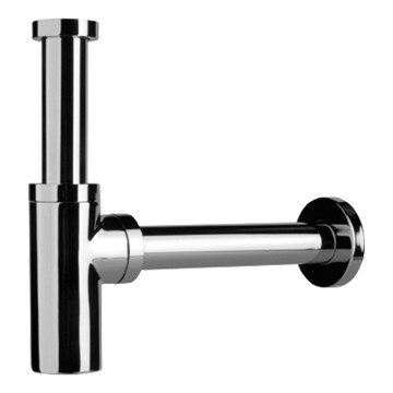 JIKA H3747100040001 - Guľatý umývadlový sifón MIO, lesklý chróm