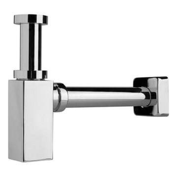JIKA H3747300040001 - Hranatý umývadlový sifón CUBITO lesklý chróm