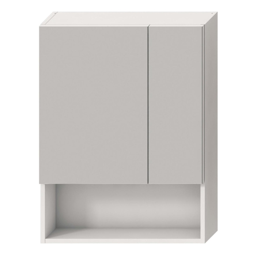 JIKA H4532410383041 - Zrkadlová skrinka s policou LYRA 80x60 cm biela