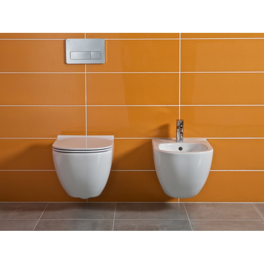 JIKA H8317121003021 - Závesný bidet MIO keramika/perlovo biela