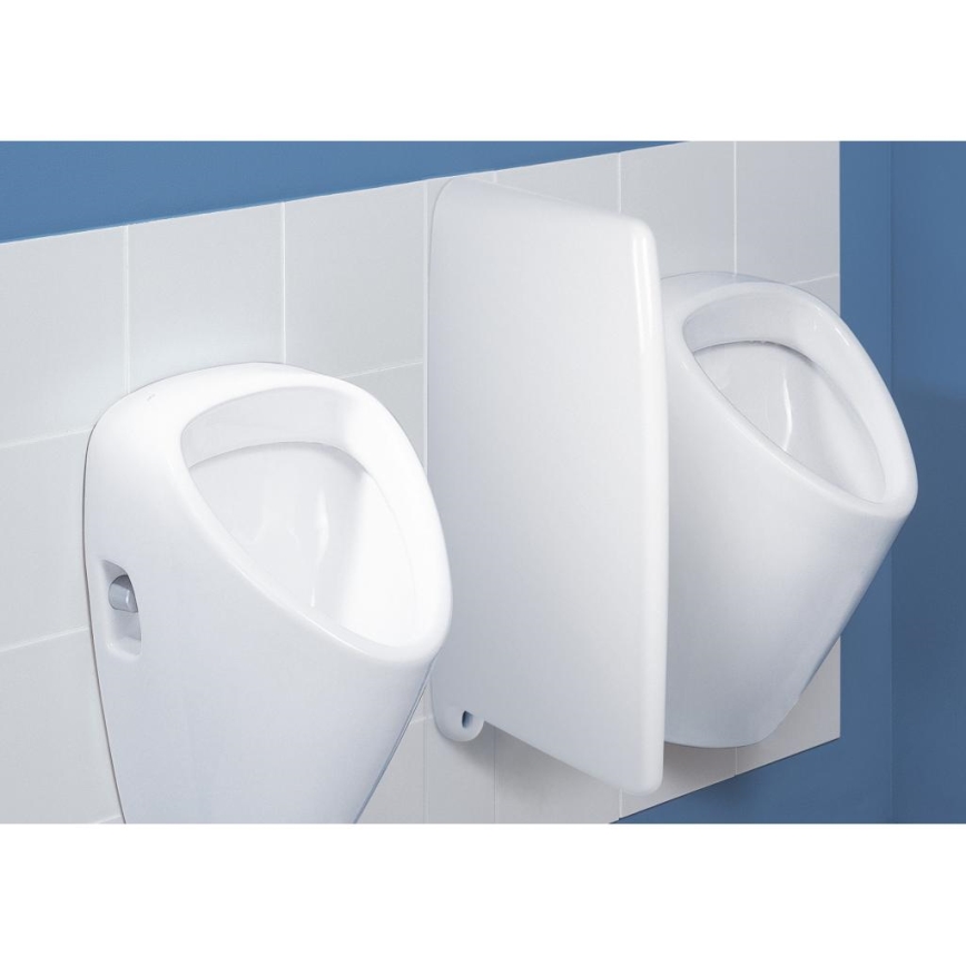 JIKA H8476010000001 - Pisoárová deliaca stena SPLIT 66x41 cm keramika/biela