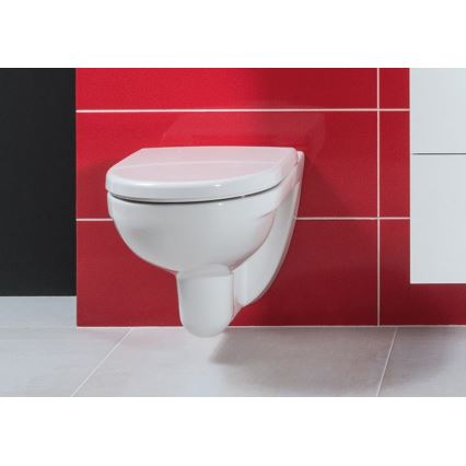 JIKA H8663810000001- Závesné WC LYRA keramika/biela + WC sedátko LYRA duroplast/biela