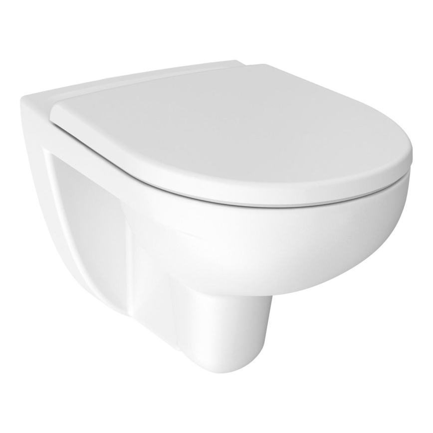 JIKA H8663840000001 - Závesné WC LYRA keramika/biela + WC sedátko SoftClose LYRA duroplast/biela