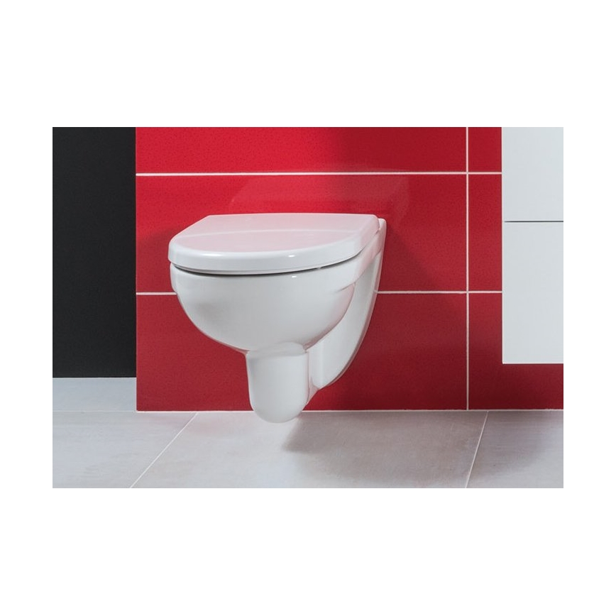JIKA H8663850000001- Závesné WC LYRA keramika/biela + WC sedátko LYRA duroplast/biela