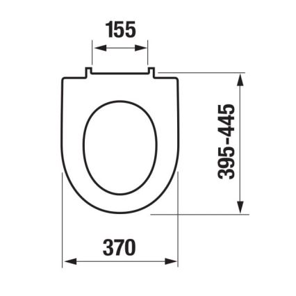 JIKA H8903850000631 - Záchodová doska SoftClose LYRA duroplast/biela