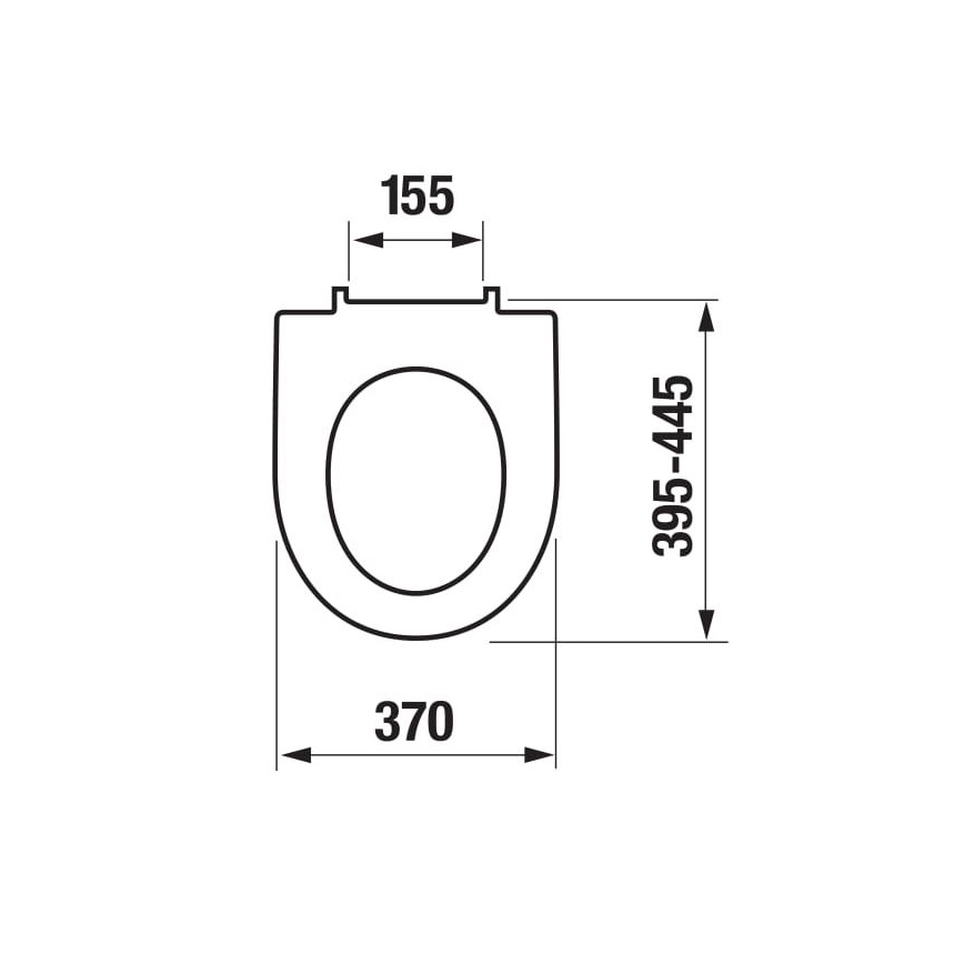 JIKA H8903850000631 - Záchodová doska SoftClose LYRA duroplast/biela